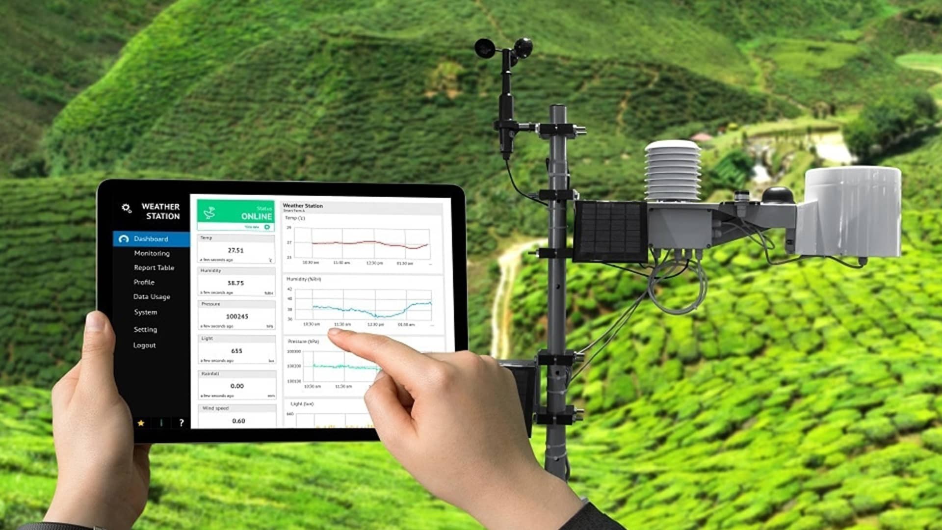 Использование RFID для мониторинга окружающей среды: развитие интеллектуальных метеостанций и защита окружающей среды.