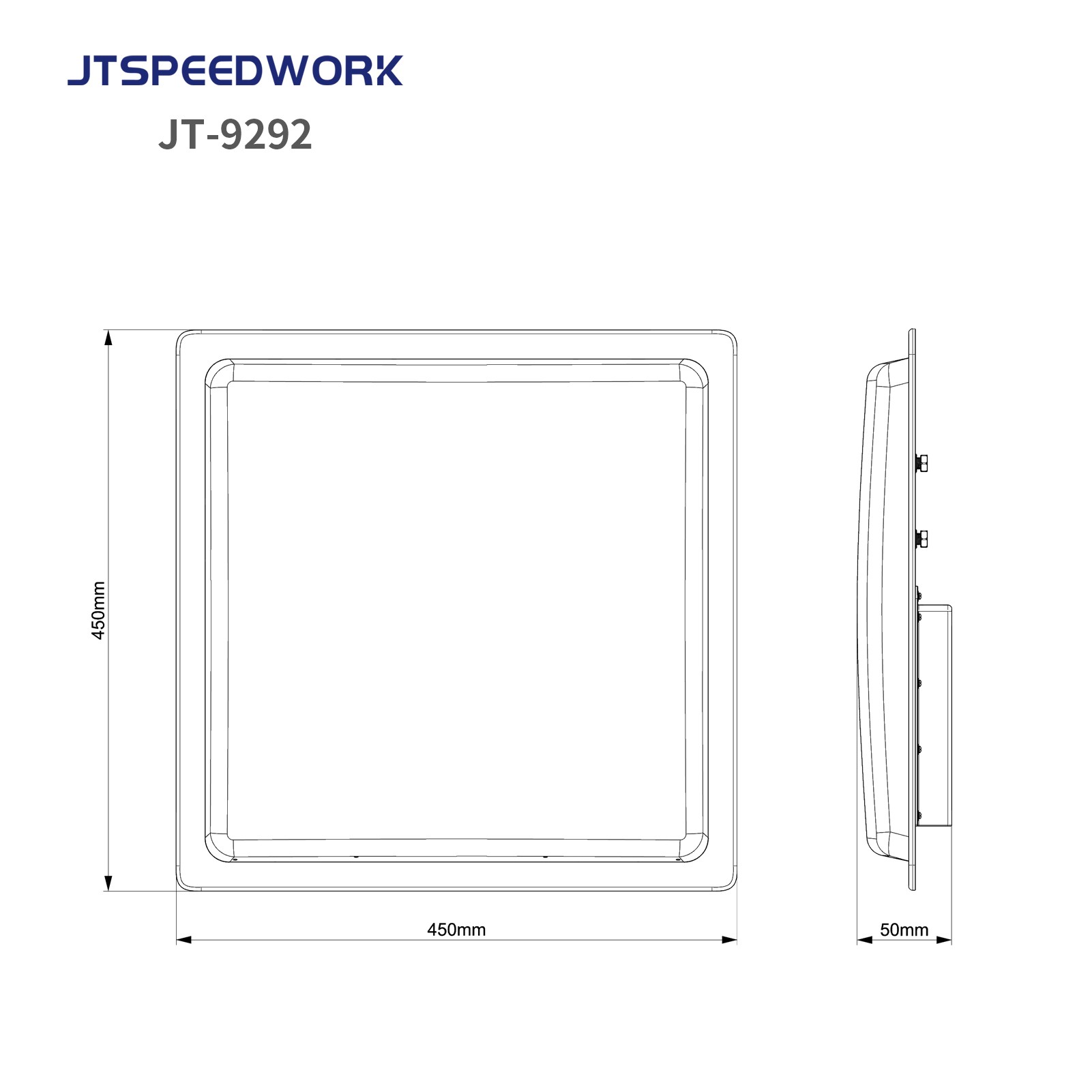 JT-9292 — встроенный УВЧ RFID-считыватель дальнего действия 0-30 м с поддержкой считывания нескольких меток в диапазоне 860-960 МГц.