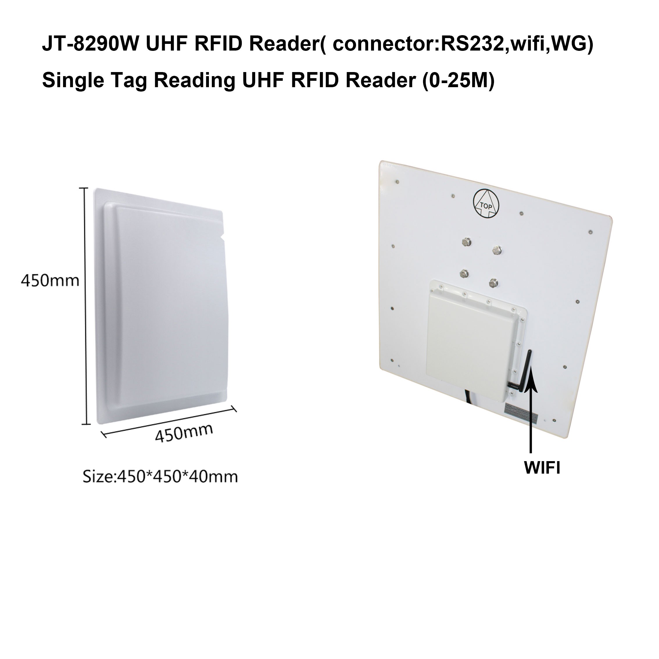 Беспроводной считыватель дальнего действия 20 м JT-8290W