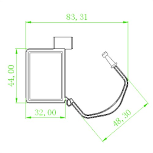 Case Lock Tag UHF RFID 6C