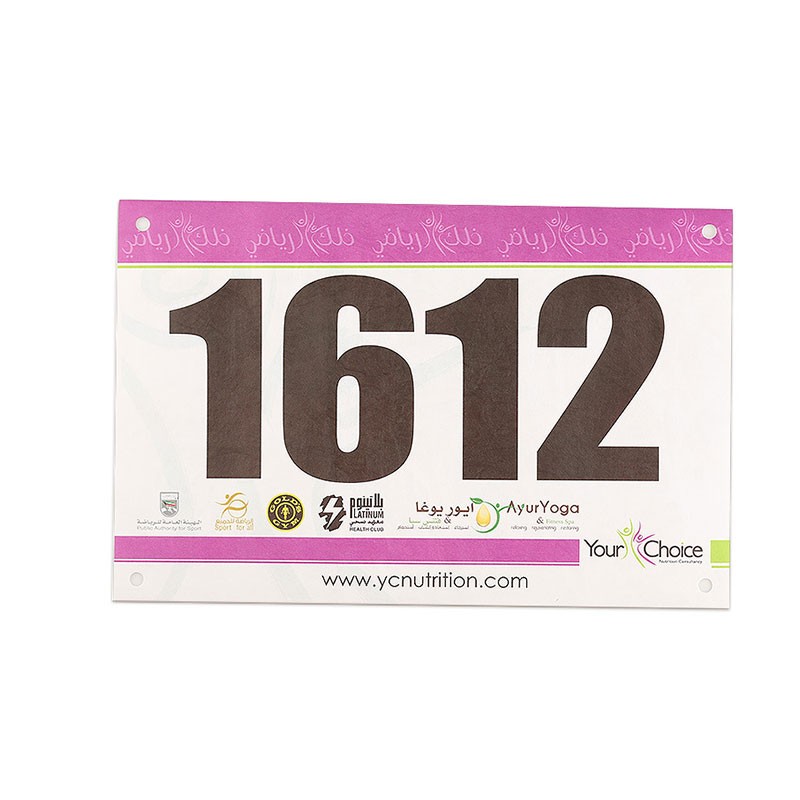 JT-240190 902-928MHZ Водонепроницаемый RFID-метка Tyvek для марафонских забегов