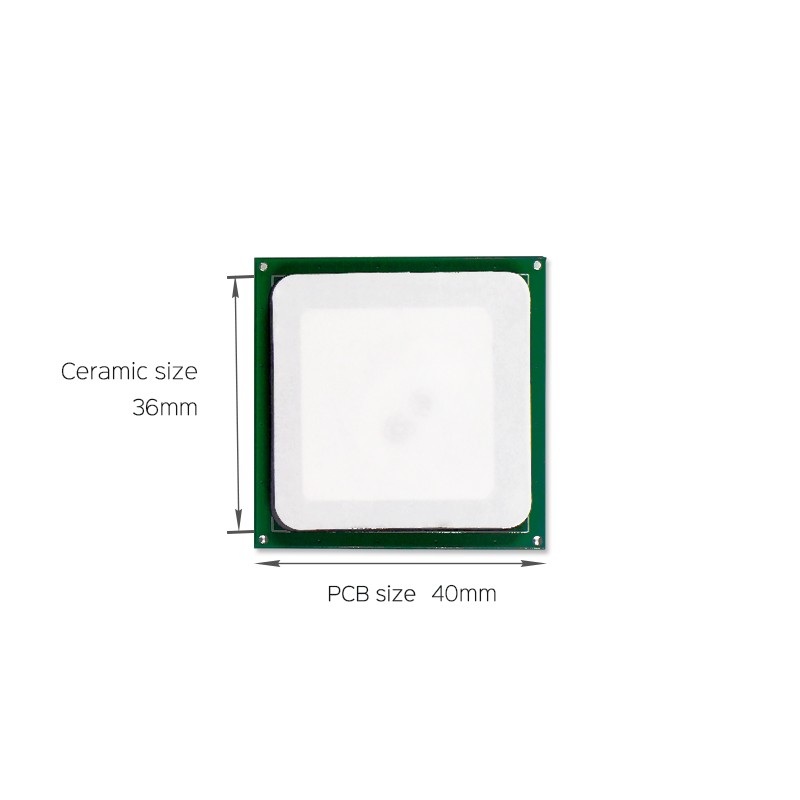 JT-T0036 3dBi UHF RFID керамическая антенна 36*36 мм 865-868/902-928 МГц RHCP для КПК