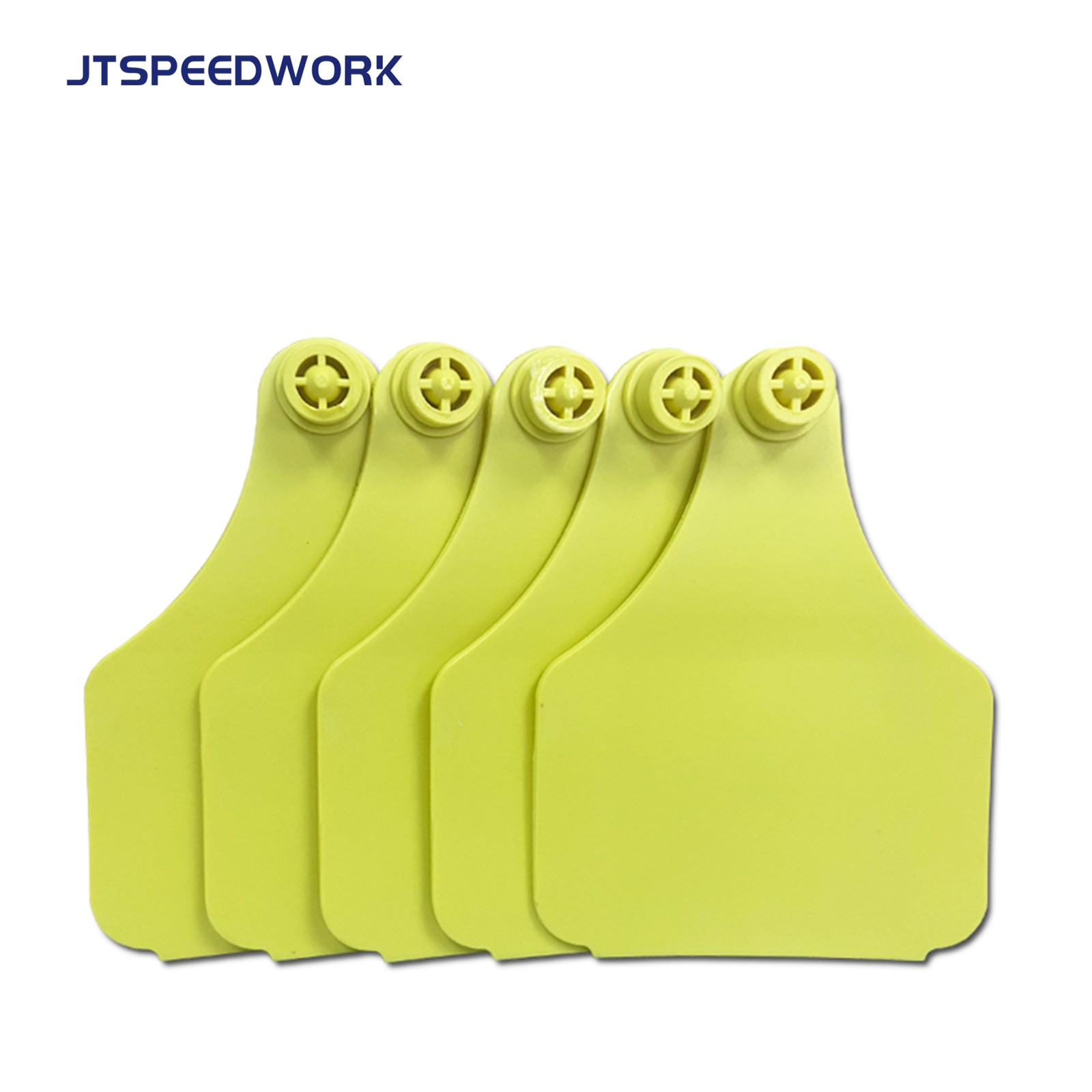 JT-E10080 100*75 мм UHF RFID ушная бирка для крупного рогатого скота для управления поголовьем