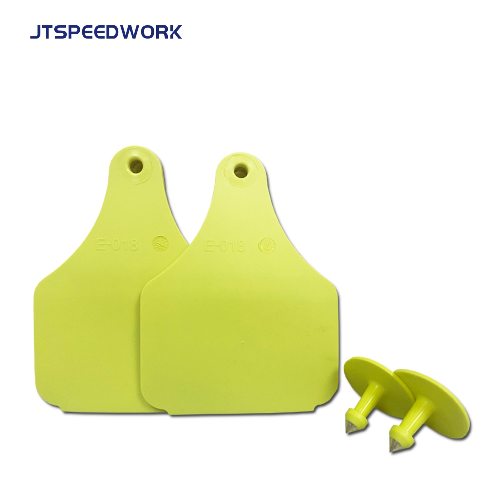 JT-E10080 100*75 мм UHF RFID ушная бирка для крупного рогатого скота для управления поголовьем