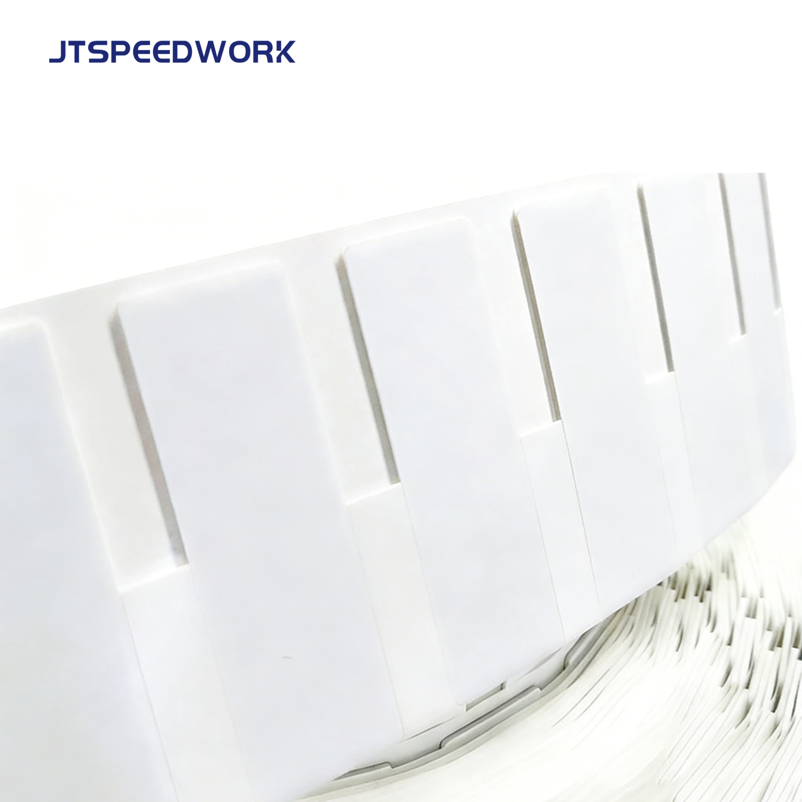 JT-K7025 70*25*1,26 мм 860-960 МГц UHF RFID Гибкая этикетка с защитой от вскрытия на металлической поверхности с чипом Impinj Monza R6-P