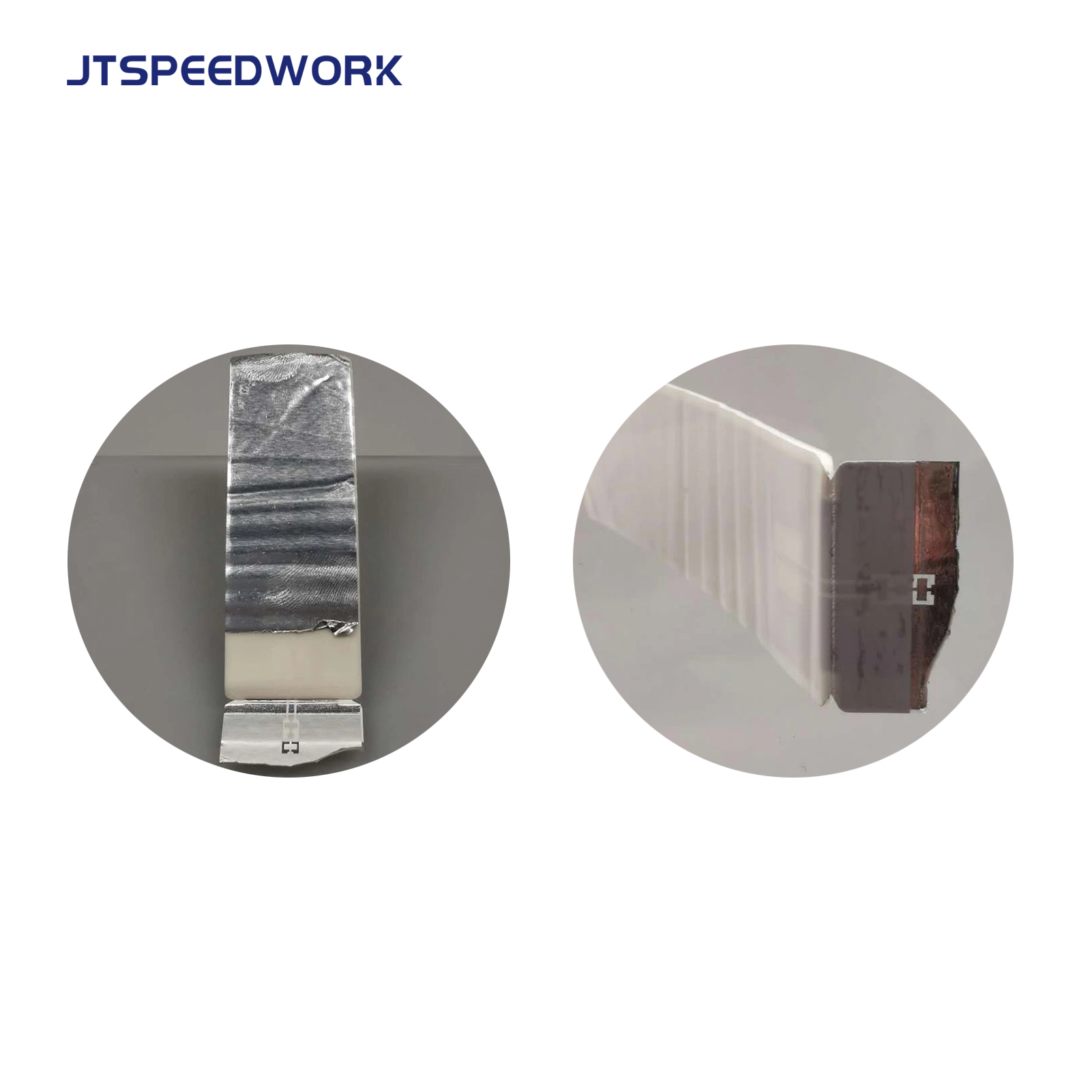 JT-K7025 70*25*1,26 мм 860-960 МГц UHF RFID Гибкая этикетка с защитой от вскрытия на металлической поверхности с чипом Impinj Monza R6-P